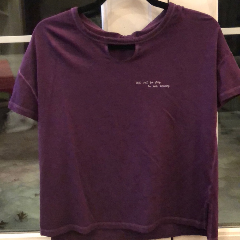 Purple shirt